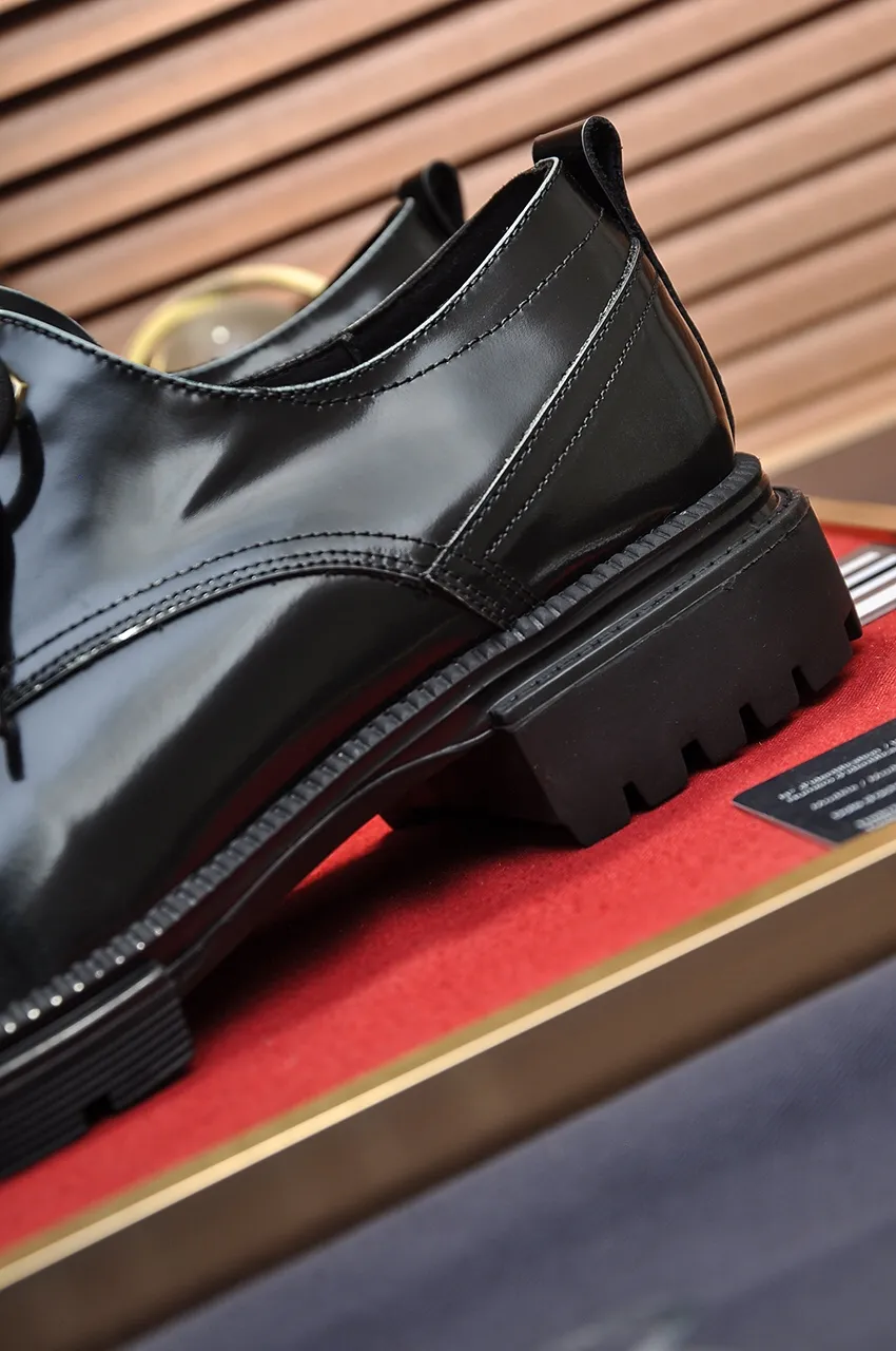 Men's shoes💰720💶【Dior】High-end goods Niuli Original order quality Dior —🆘.Dior original order purchasing, high-end leather shoes, fabric: imported from Italy open-edge beaded cowhide➕water-dyed cowhide/cowhide lining➕specially provided original outsole, fine workmanship, real-life shooting🎬size: 38-45 (45 customized)